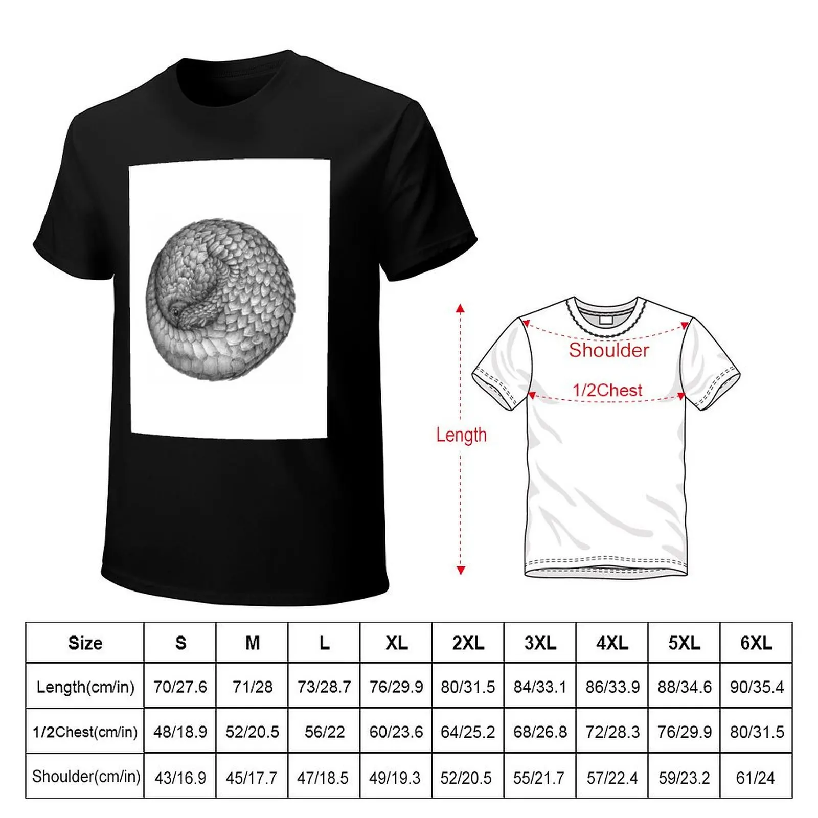 The Infinite Pangolin T-Shirt Long Lasting Casual T-Shirt