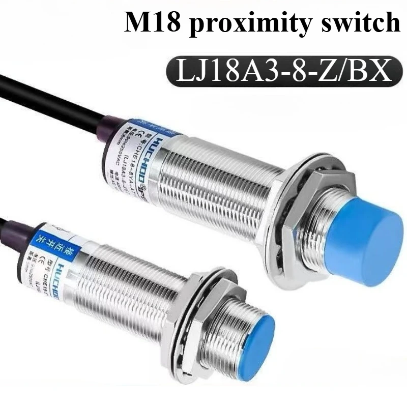 M18 8mm Inductive Proximity Sensor,LJ18A3-8-Z/BY PNP 3-wire NO,diameter 18mm,Proximity Switch Good quality