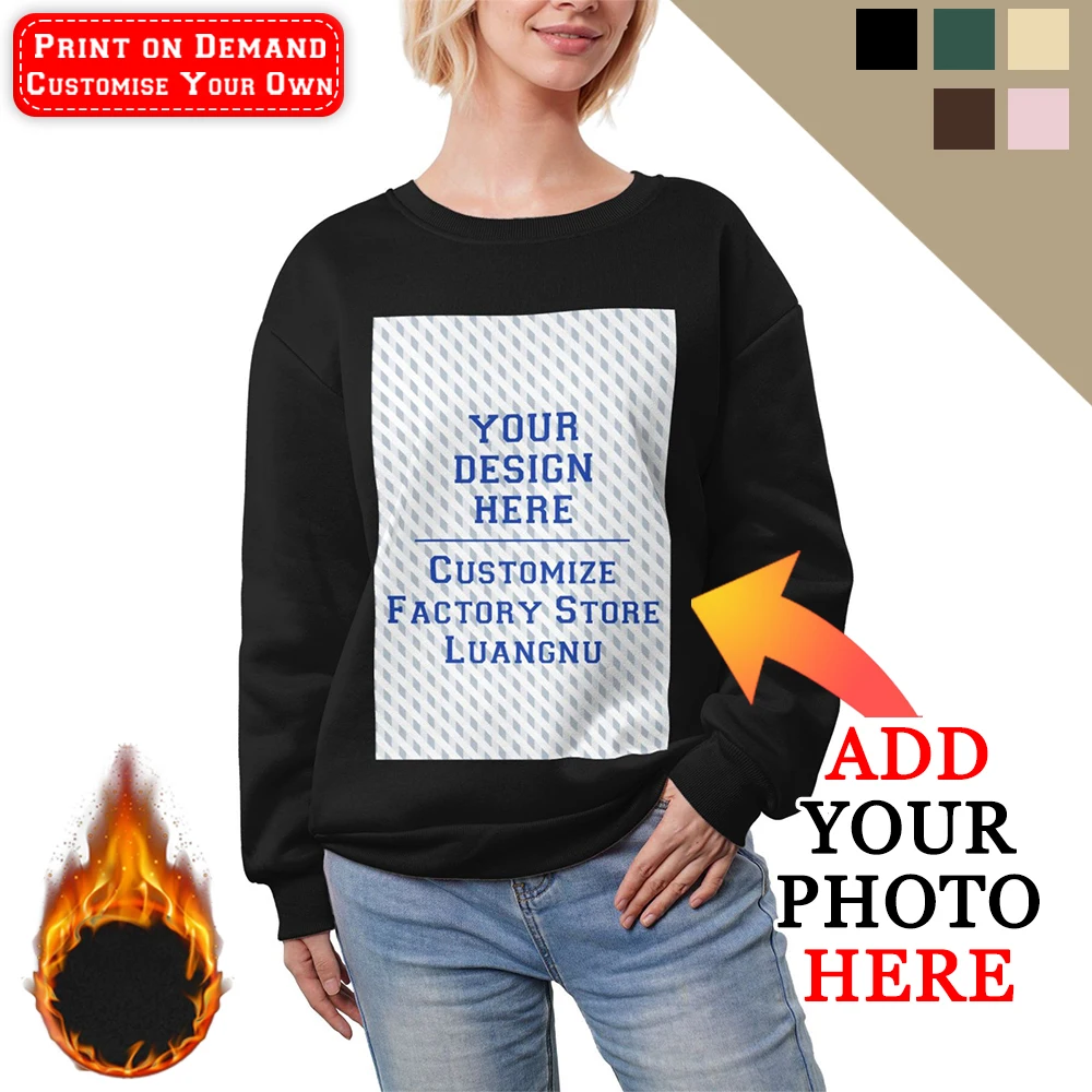 

Женские флисовые толстовки на заказ: теплые пуловеры с персонализированными изображениями и текстом в подарок. Одежда в стиле Pinterest, уличная мода.