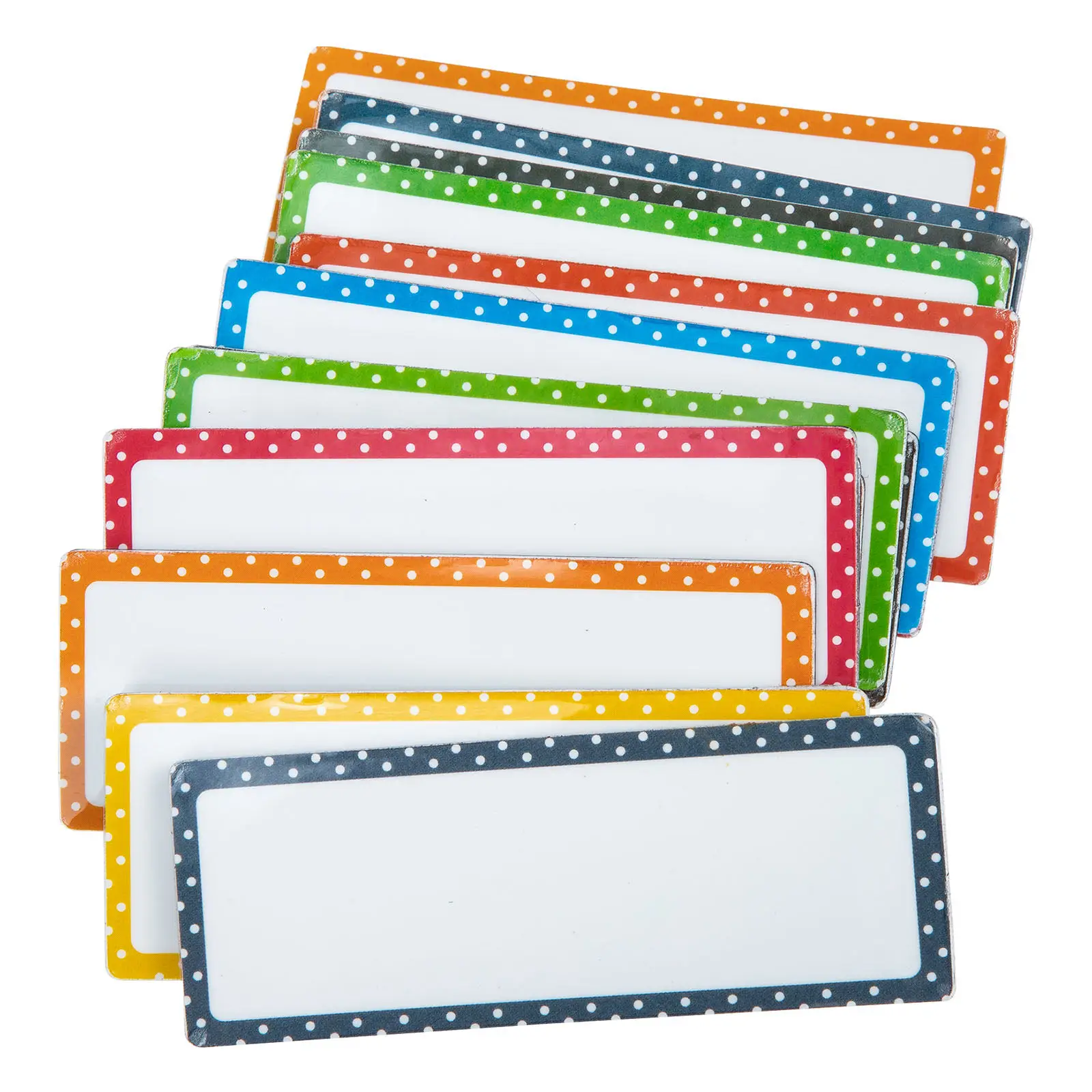 

16Pcs Magnetic Name Tags Erasable Eva Label Stickers for Refrigerator Dry Erase Removable Magnetic Labels Household Note Memo