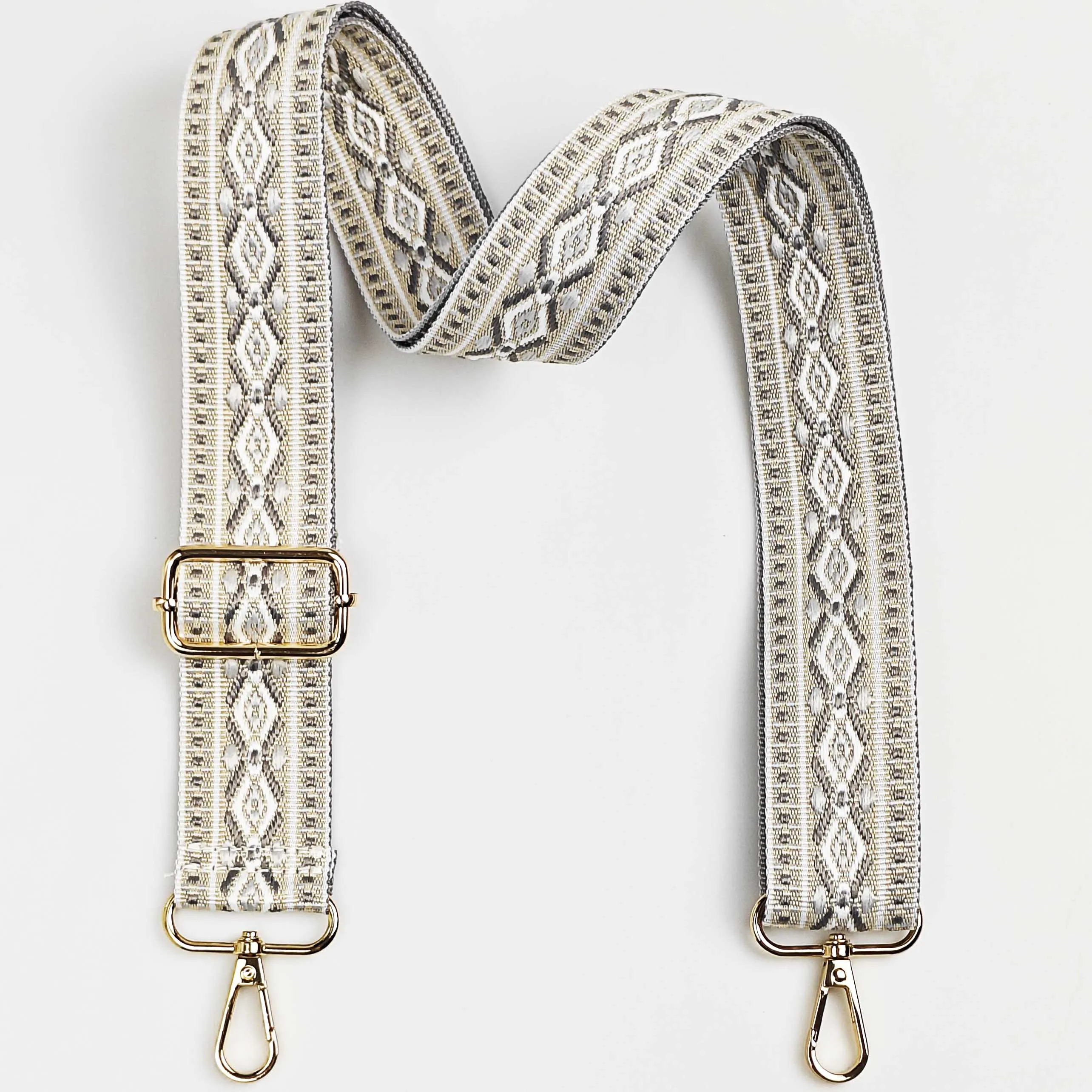 1 قطعة 1.50 بوصة واسعة قابل للتعديل حقيبة يد محفظة حزام استبدال Crossbody حزام الكتف العرقية حزام جاكار #2