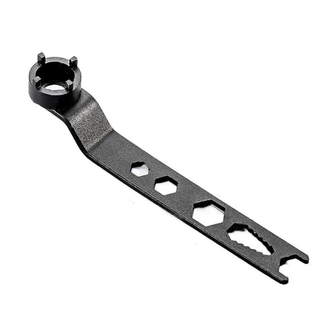 Stable Clamping 4 Claw Angle Grinder Wrench Thickened Lengthen The Handle Remove Repair Spanner Save Time Effort Multi-purpose