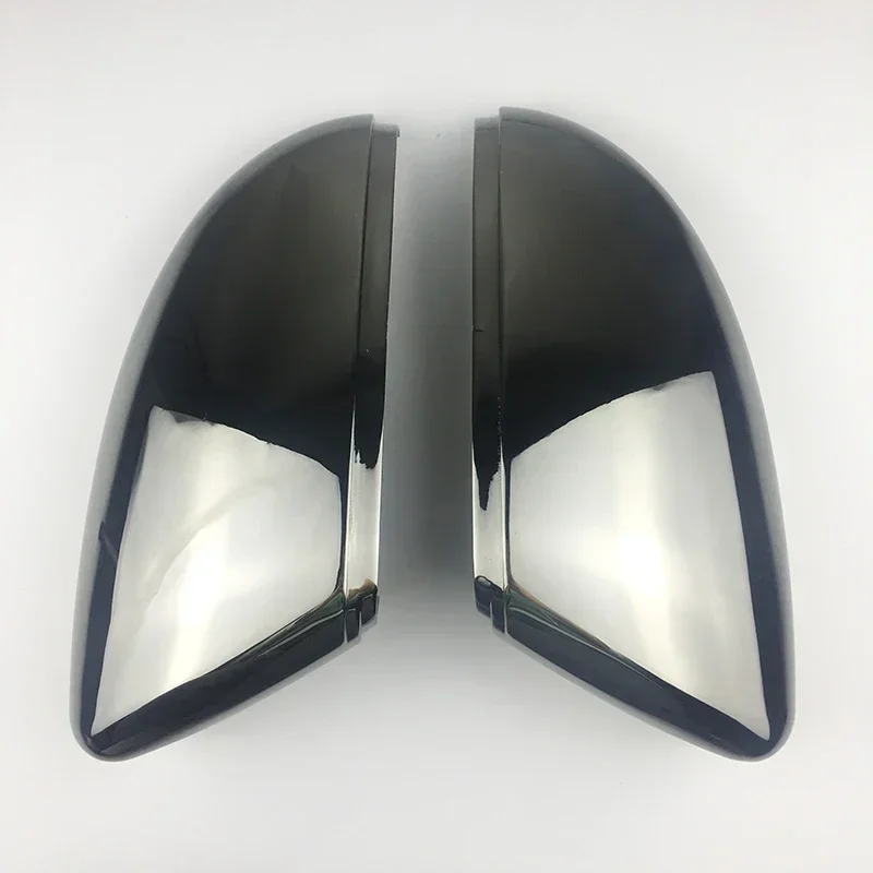 New！ 1 Pair Rearview Mirror Cover Cap for VW Passat B7 CC ARETON Jetta Scirocco Beetle Tungsten steel black material 2010 2015 2