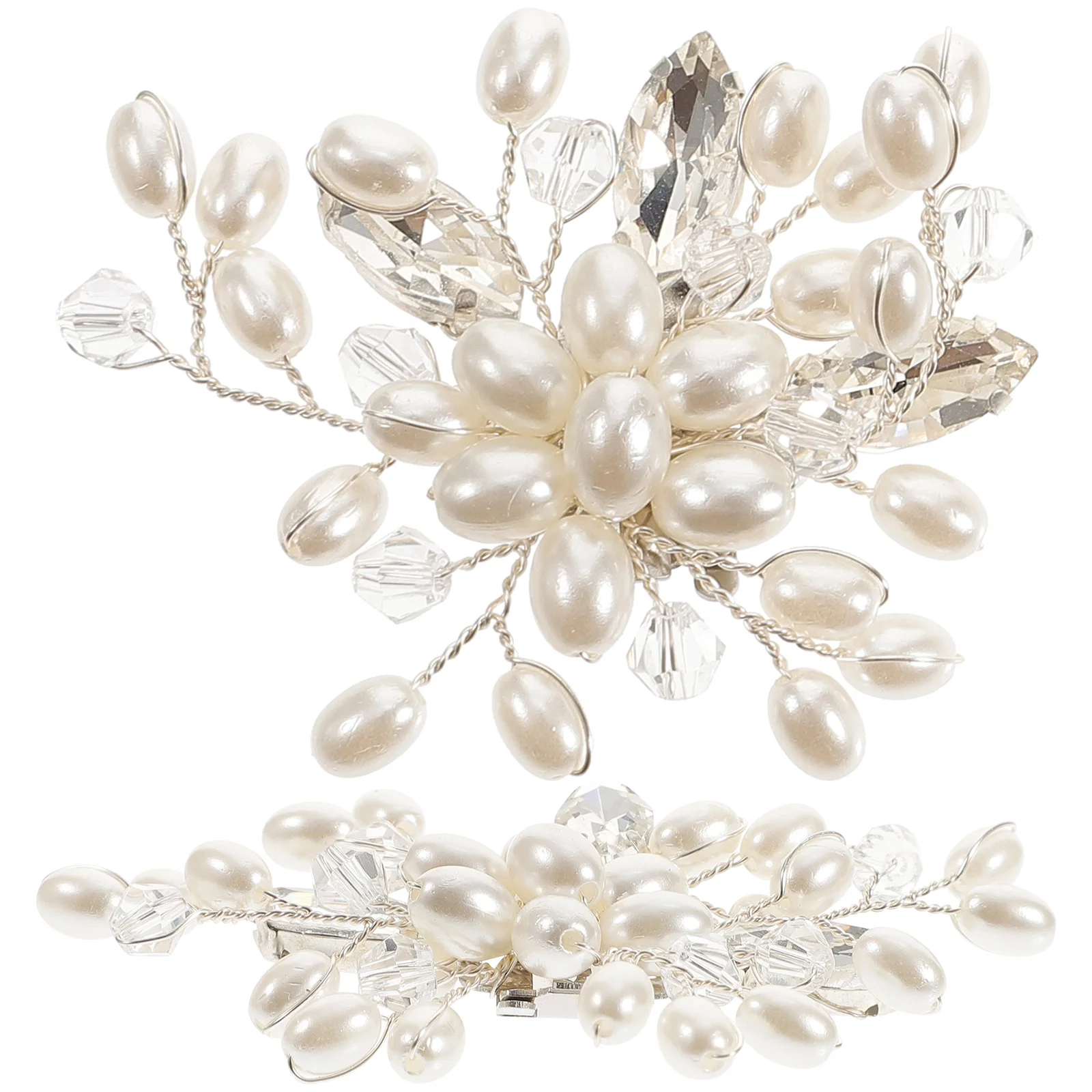 

2Pcs Rhinestone Shoe Clips for Wedding Elegant Bridal Shoe Decorations Clips for Pumps Flats Heels Women Party Jewelry