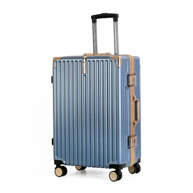 Bagage Vrouw Nieuw 20 "Instapdoos Mannelijk Wachtwoord Trekstang Doos Aluminium Frame 30 Grote Capaciteit Stevige Duurzame Reisdoos