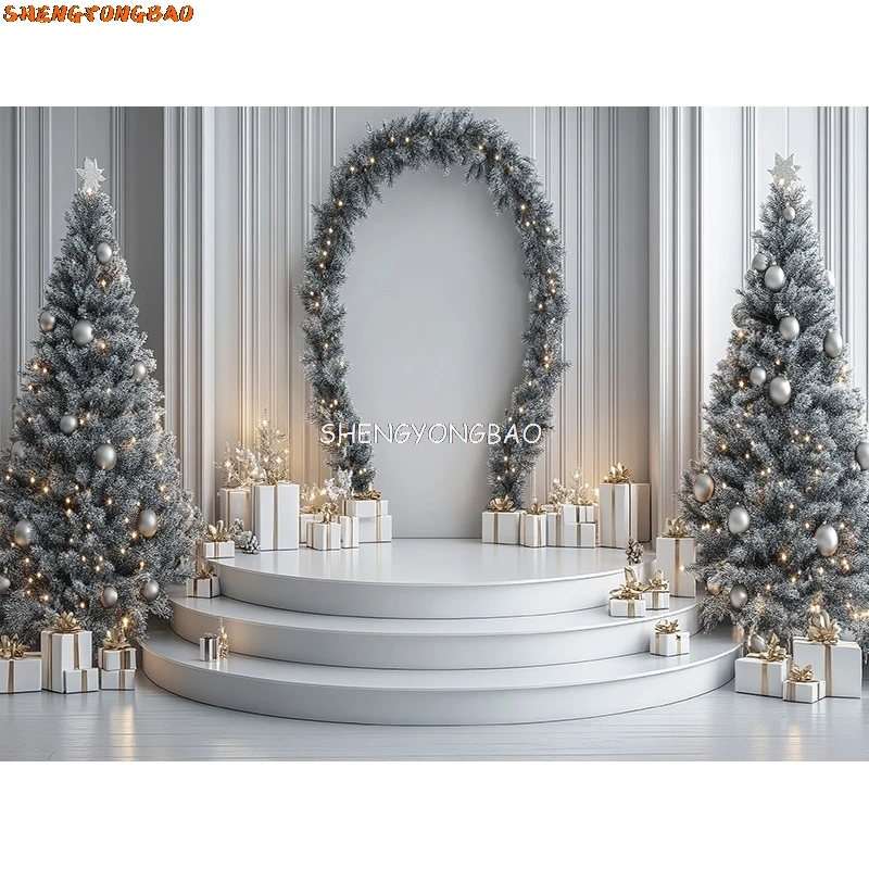 Confortable jour de Noël Scène Cheminée Photographie Toile de Fond Accessoires Hiver Salon Nouvel An Cadeau Vacances Photo Fond RS-11