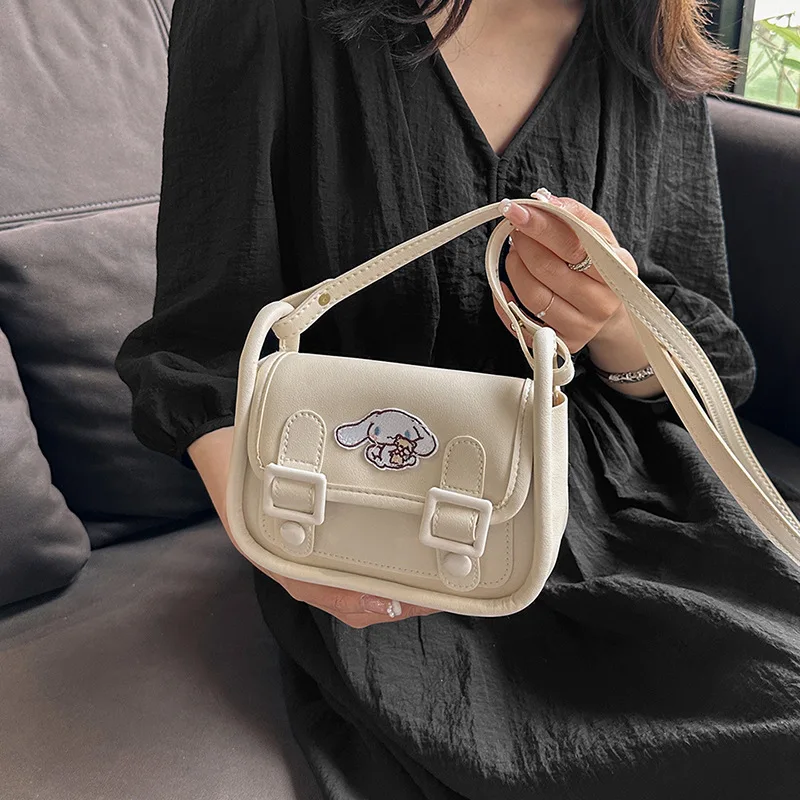 Bolso Bandolera de Dibujos Animados Sanrio Kuromi, Bolso Cuadrado Pequeño con Diseño de Anime, Bolso Cambridge de Moda, Bolso de Hombro de Viaje, Regalos para Niñas