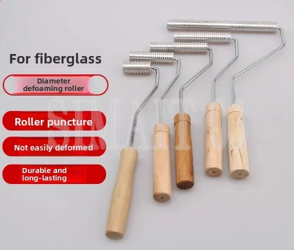 Composite Defoaming Roller for Hand Lay-Up | Carbon/Glass Fiber Reinforced Plastic Tool
