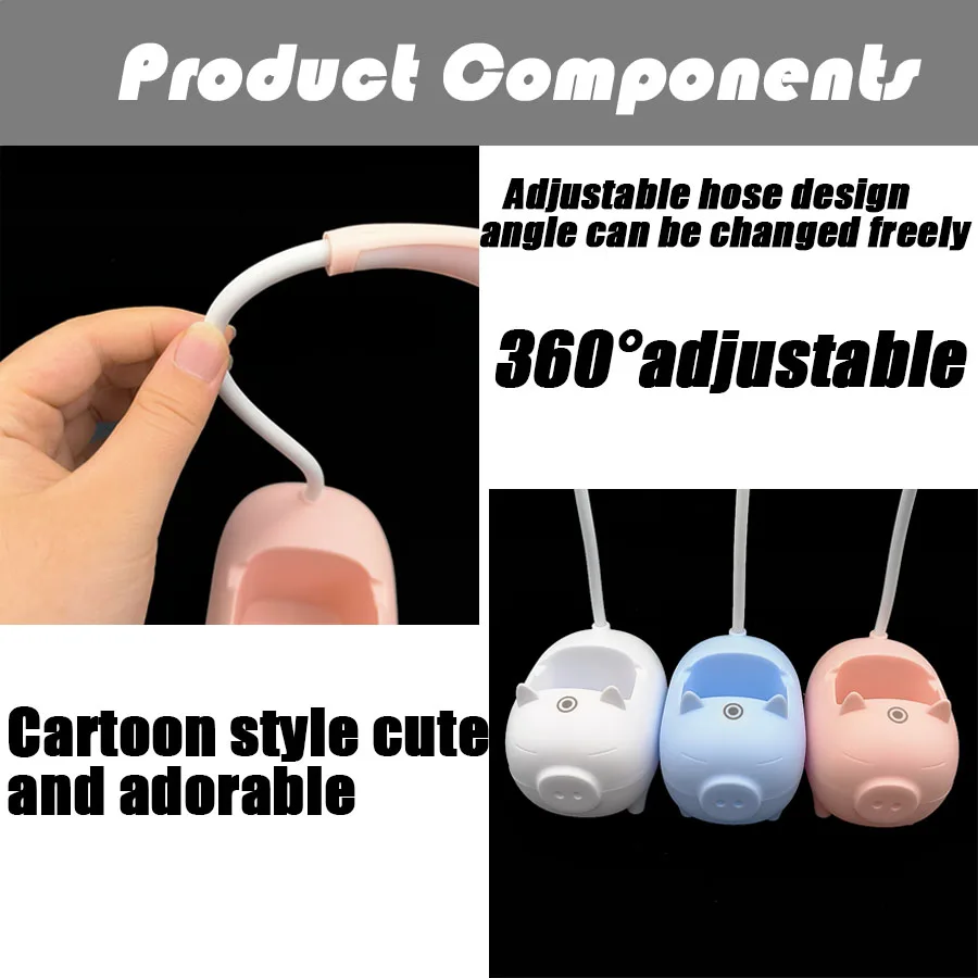 LED desk lamp USB charging pen holder student reading light touch screen desktop learning night light