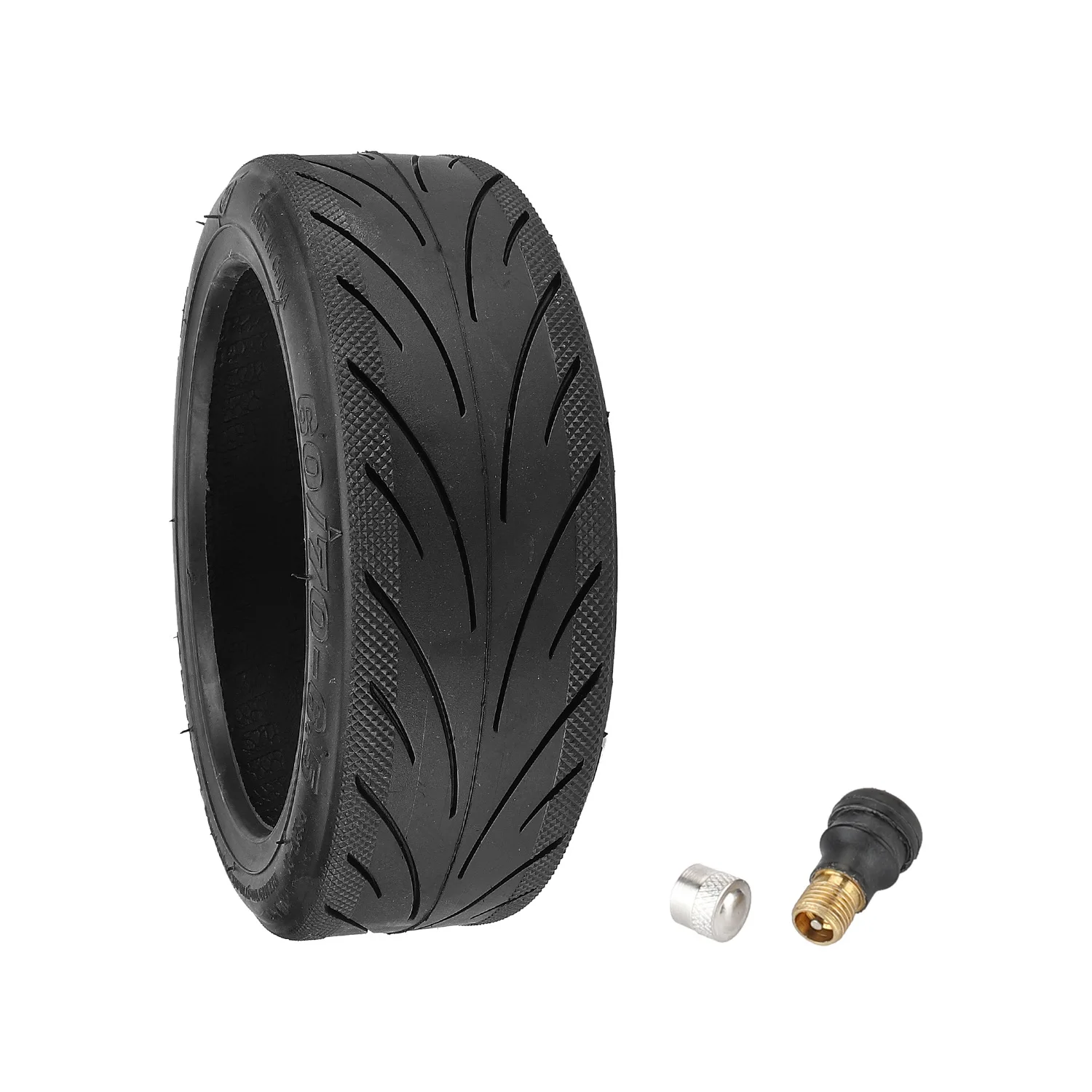 

60/70-6.5 Tubeless Tire with Air Nozzle 10 Inch Suitable for Segway G30 Max Widened and Thickened Tubeless Tire