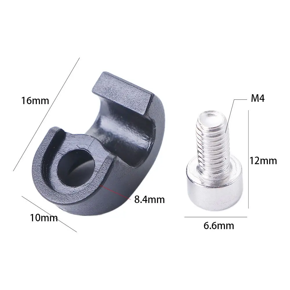 5Pcs Bike Đạp Xe Đạp Nhà Ở Phanh Khóa Phanh Ống Cáp Kẹp Hướng Dẫn Cáp Adapter Khung Xe Đạp Khóa Nút Cố Định Ống clip