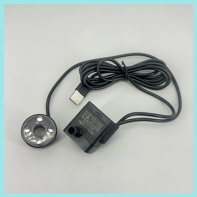 Dc 5v Usb With Led Connector Micro Submersible 4-led Pump Aquarium Fish Tank Fountain Pond Suction Filtration Water Pump B2