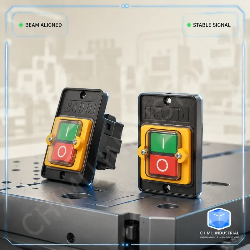 【CHIMU INDUSTRIAL】 Waterproof Control Button Switch KAO-5/10KH 220V 380V for Bench Drill Stove Grinder Switch Box