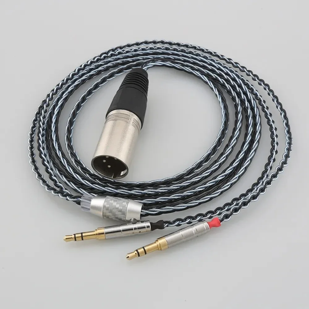 Audiocrast 8core silver plated Headphone Cable For Focal Clear Elear ElexElegia Stellia