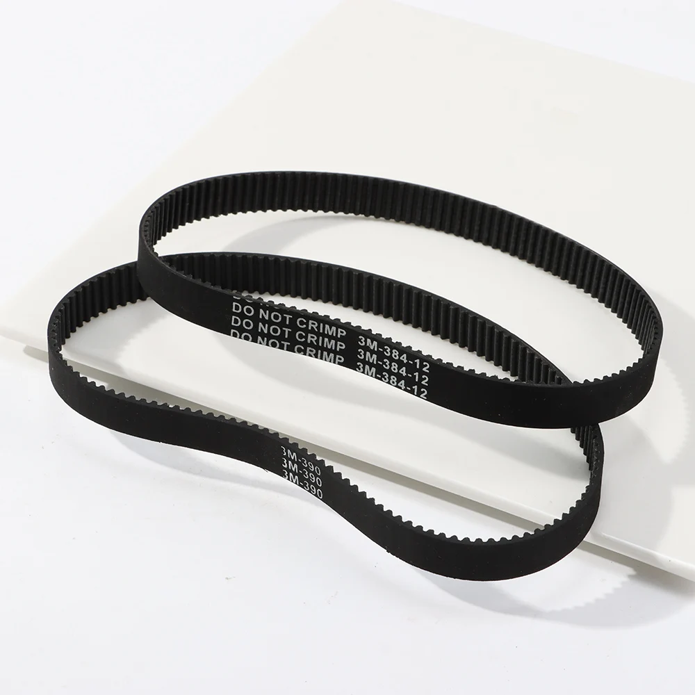 Electric Scooter 3m 384 12 Transmission Belt Timing Belts HTD 3m-384-12 5M-535-15 Rubber Black Drive Stripe E-scooter