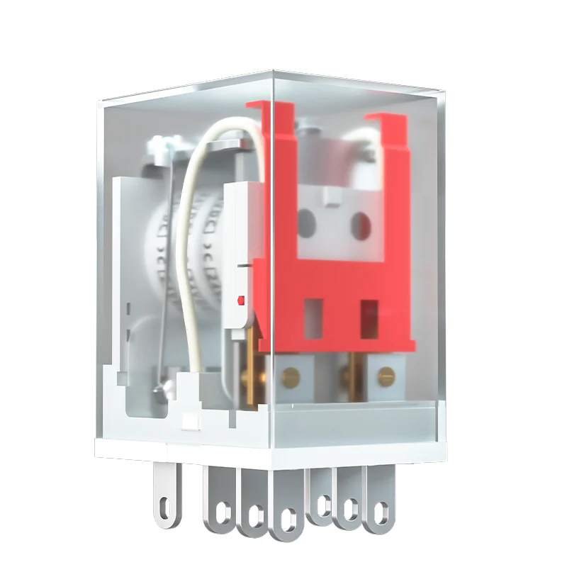 Universal Small DC24V Intermediate Relay 220 AC 12 Electromagnetic 14 Switch DC 8-pin 380 Base HH52