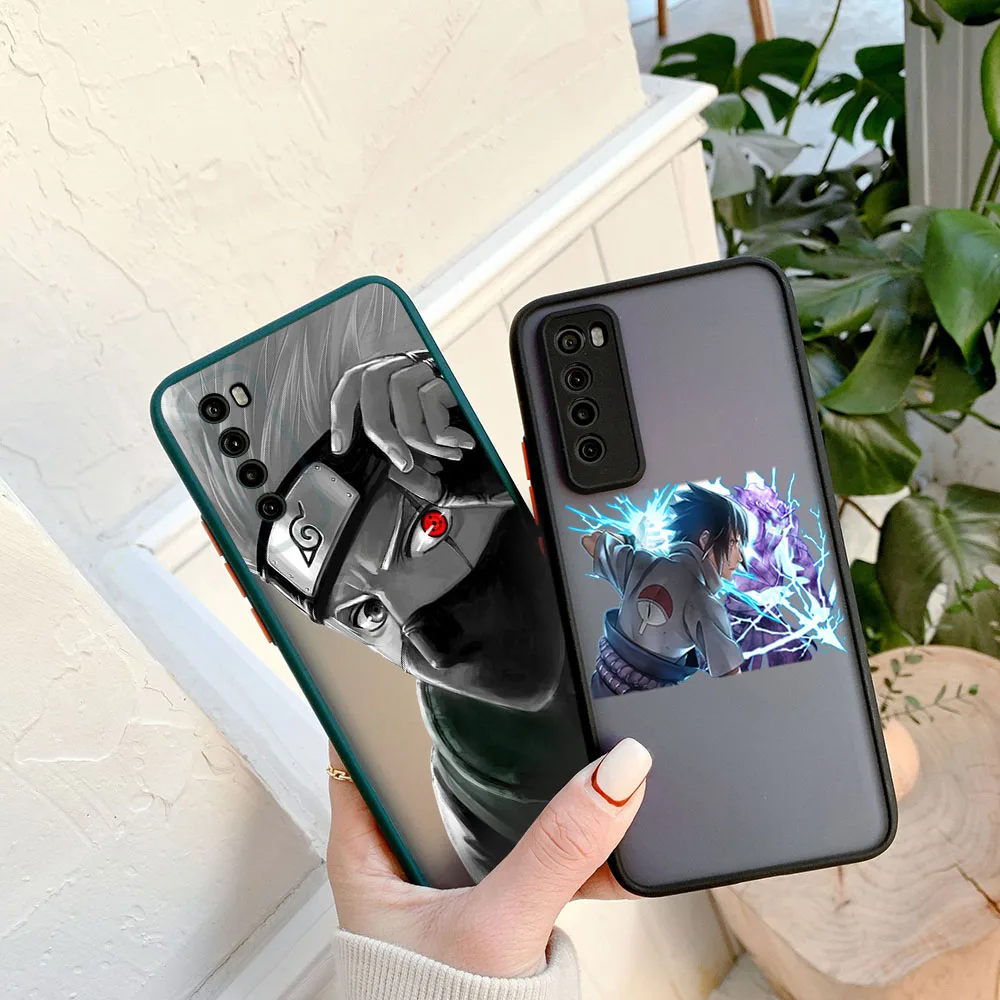 New Trend Anime N-Naruto Kakashi Protection Phone Case For Samsung S24 Plus S23 S22 S21 S20 FE S10 Note20 10 9 Translucent Cover