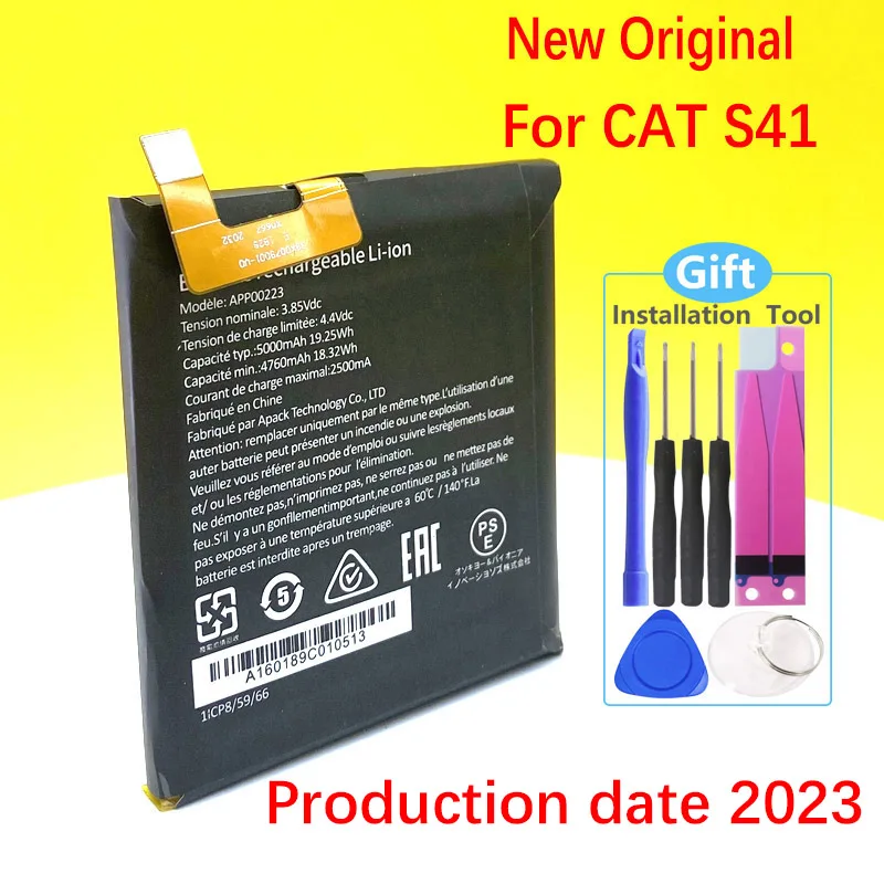 

100% NEW 5000mAh Battery For CAT S41 APP00223 Phone High Quality Battery