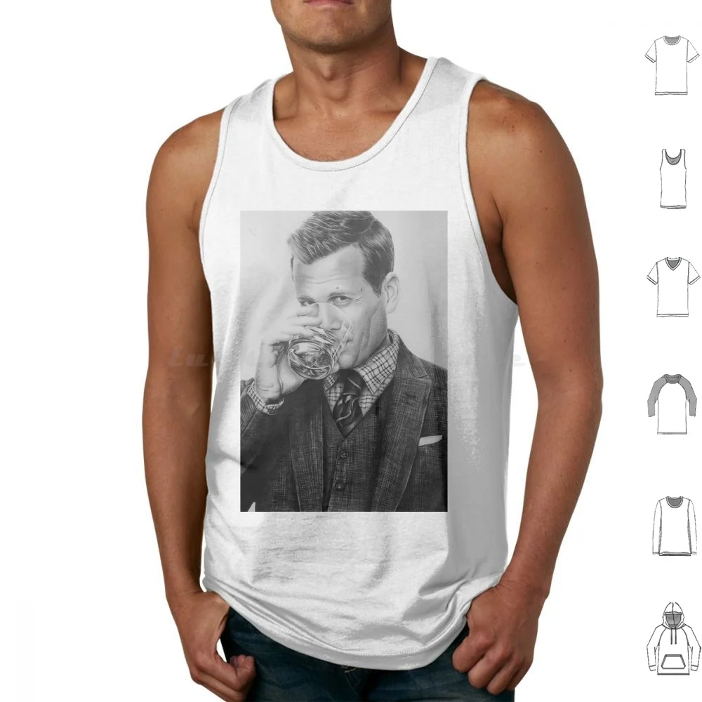 Gabriel Macht / Harvey Specter Tank Tops Print Cotton Gabrielmacht Harveyspecter Suits