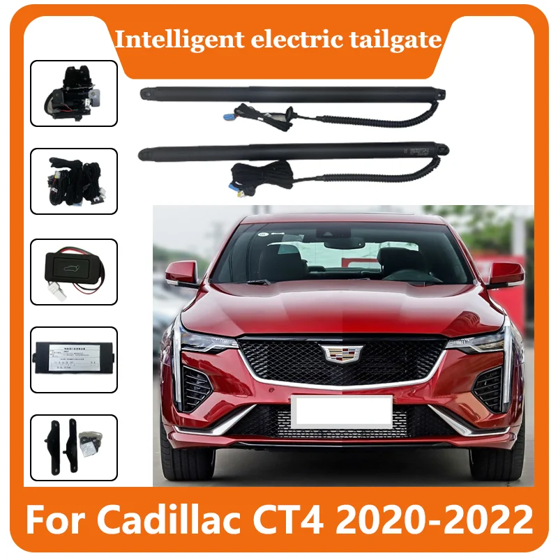 Car Electric Tailgate For Cadillac CT4 2020-2022 Intelligent Tail Box Door Power Operated Trunk Decoration Open Refitted Upgrade