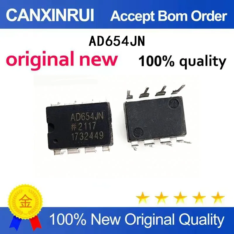 (5-100 Pieces) The all-new AD654JN frequency converter DIP-8 is directly inserted into the AD654 spot chip IC