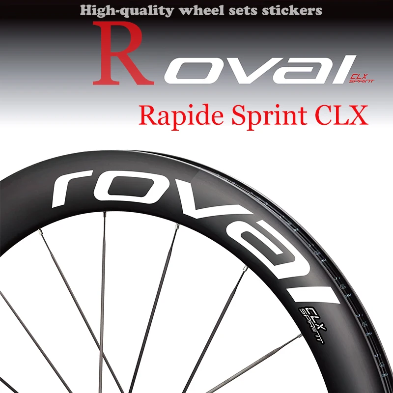 

For 25 Rapide-Sprint CLX wheel set stickers Road Bike Wheel Set decals Bike Rim Decals Bicycle Accessories Decorative Protection