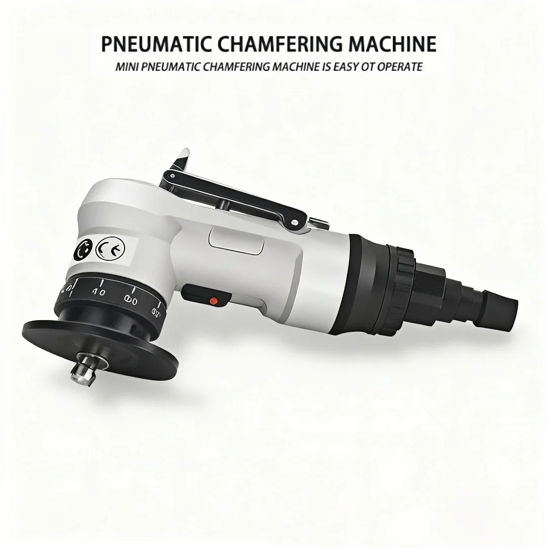 1pcs Handheld Mini Pneumatic Chamfer Machine Chamfer Tool Quick Chamfer Machine Trimming And Deburring Gt-10b