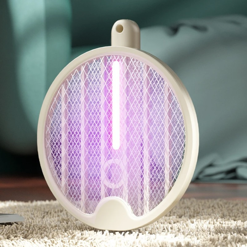 Mosquito Killer Lamp 4 In1 Electric Mosquito Swatter USB Rechargeable Summer Fly Trap Insect Racket Zapper Mosquito Trap