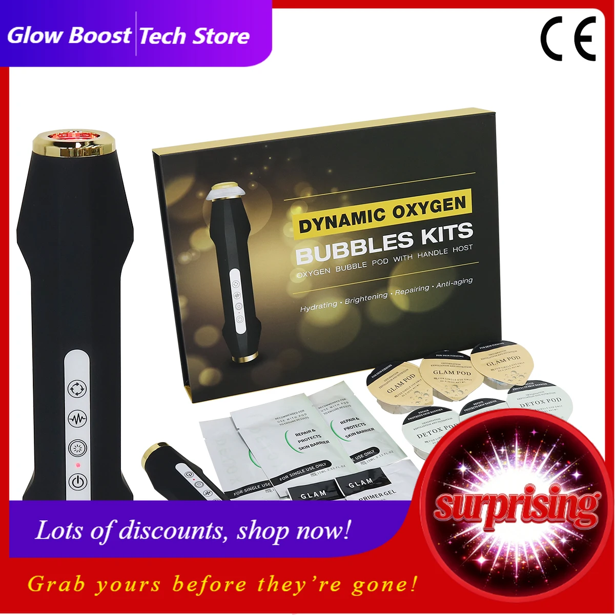 

NYNEWGAGA кислородный пузырьковый аппарат для лица CO2, кислородный струйный спа-капсула, сыворотка-гель, массаж лица, отшелушивающее омоложение, косметическое устройство