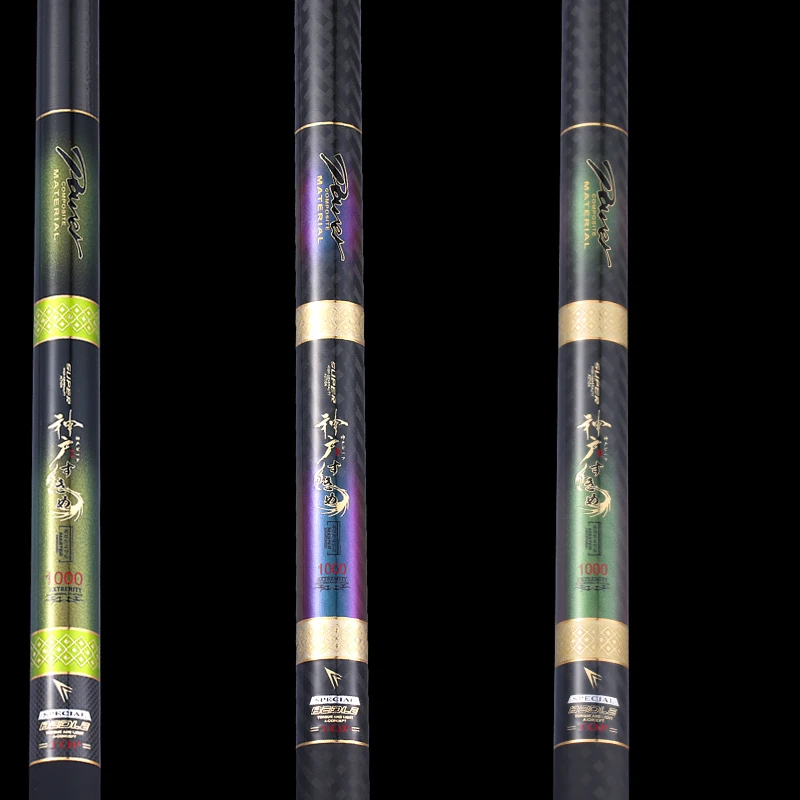 Ultra Light Fishing Rod High Toughness Strong Waist Strength Hand Rod Fishing Rod 8-16M Long Section Big Edition Canne a Peche