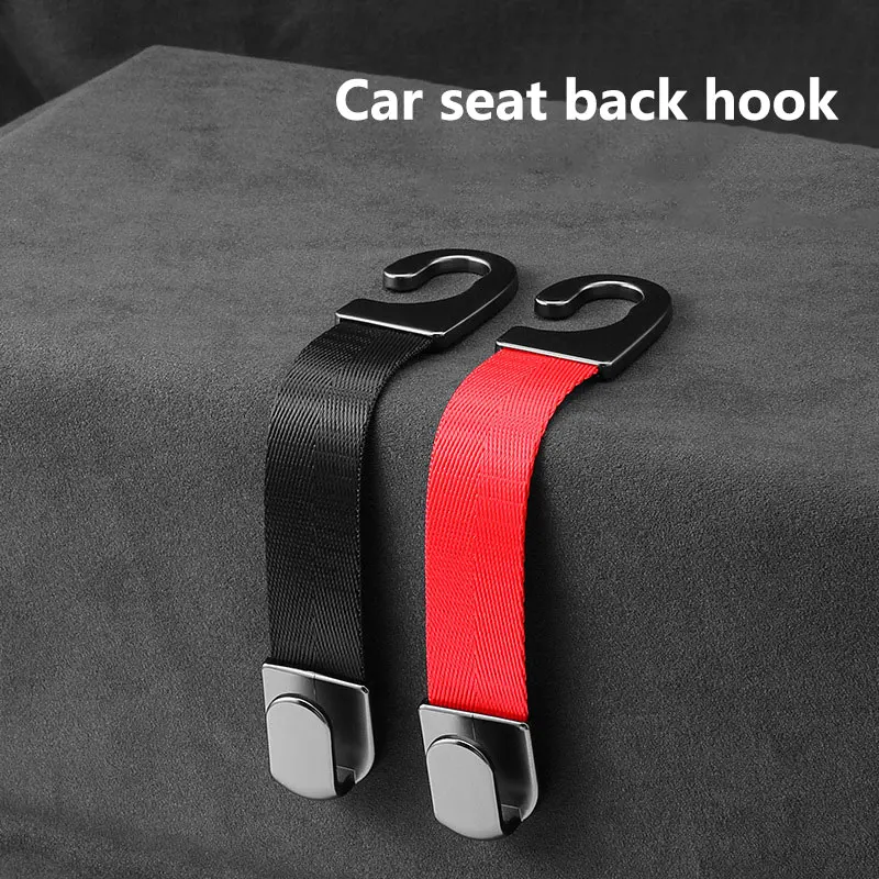 Car Headrest Hooks Hanger for Bags Seat Back Organizer Holder Clips Auto Fastener Hooks Car Storage Interior Accessories