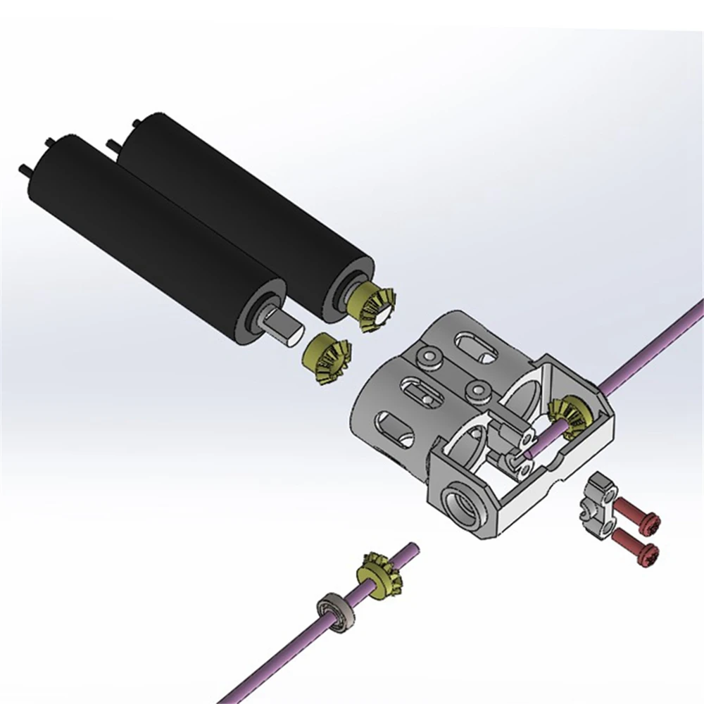 Imagem -06 - Modificação Estática mm Micro Caixa de Onda Dupla Faça Você Mesmo 87 72 Modelo de Veículo Rastreado Motor 42 242 1200rpm