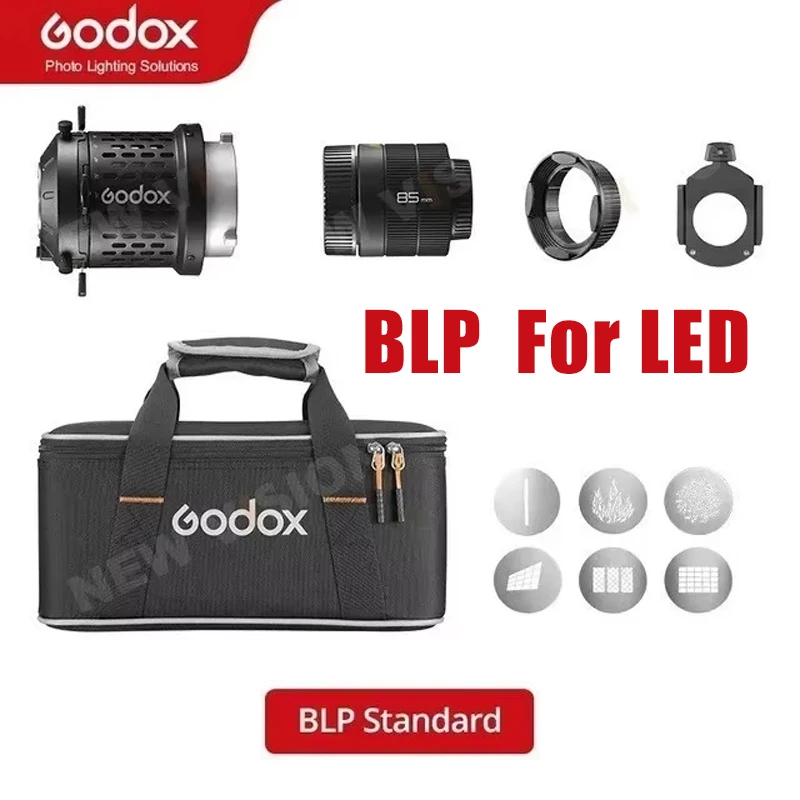 Godox BLP BFP LED-projectiebevestiging Fotografielicht Condensor Bowens Mount Art Special Effects Shaped Beam Light Cylinder
