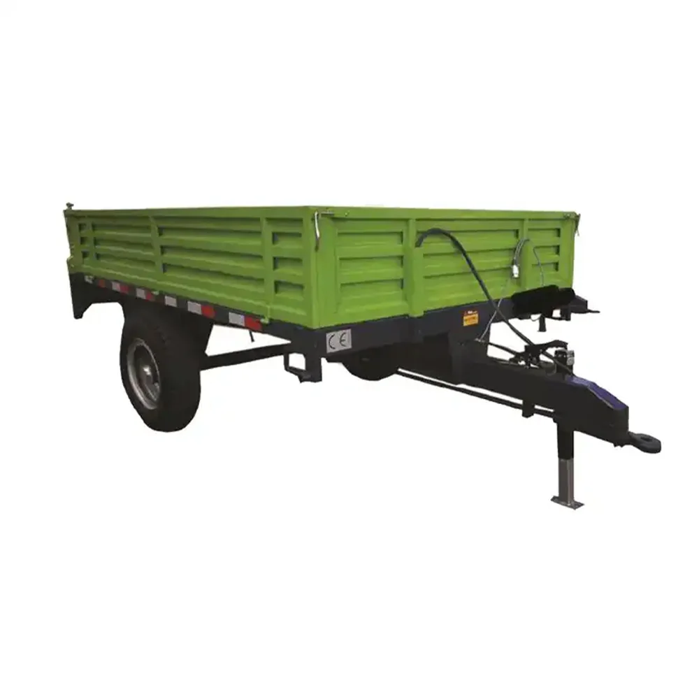 

20253 Axles Tractor Mini Trailer Farm 2ton 3 Ton 5 Ton Farm Utility Farm Tipping Trailers for Sale