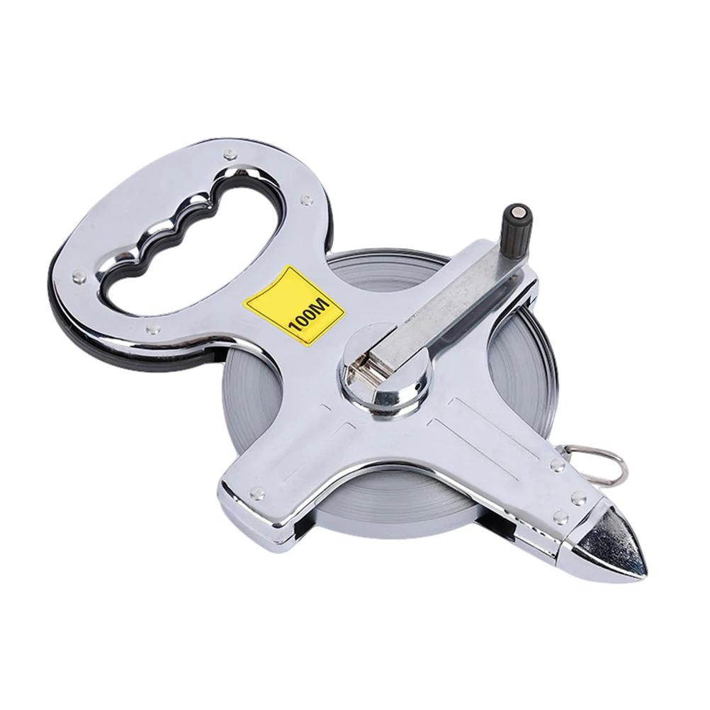 

100M Tape Measure Multifunctional Measuring Steel for Construction Durable Waterproof Retractable Ideal Carpenters Architects