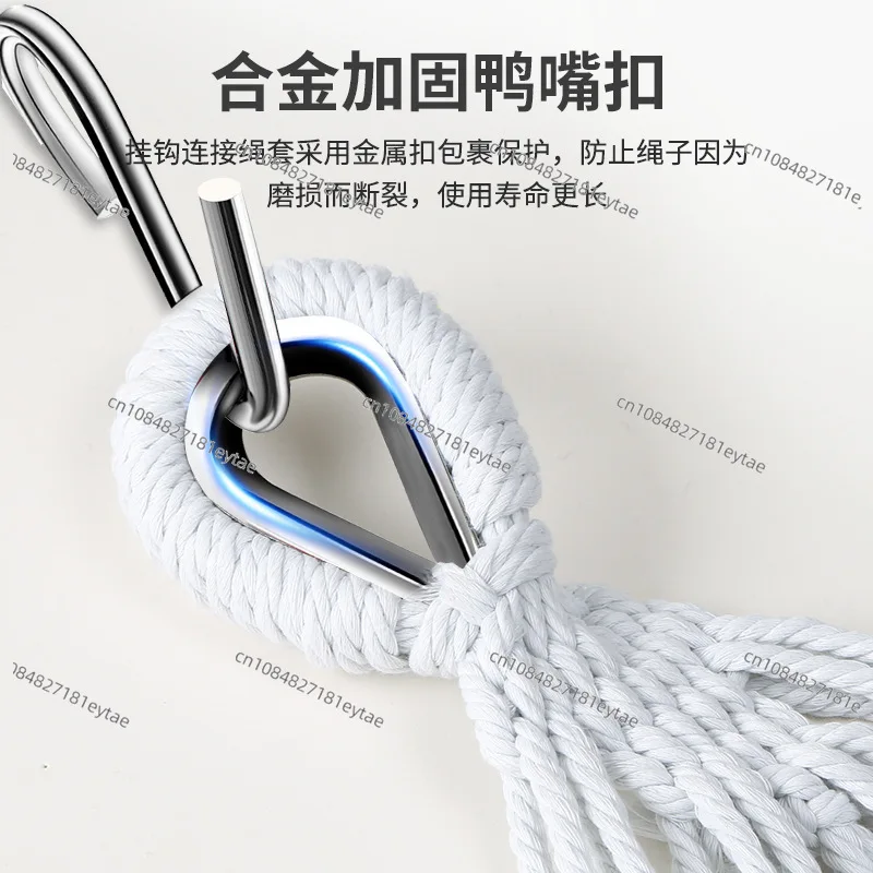 Hammock Outdoor Swing Summer Camping Anti-Rollover Indoor Single Double Adult Dormitory Bedroom Children's Hanging Chair