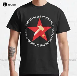 Workers Of The World Socialist Red Star Workers Of The World Unite Marxist Marxism Karl Marx Classic T-Shirt Xs-5Xl Unisex New