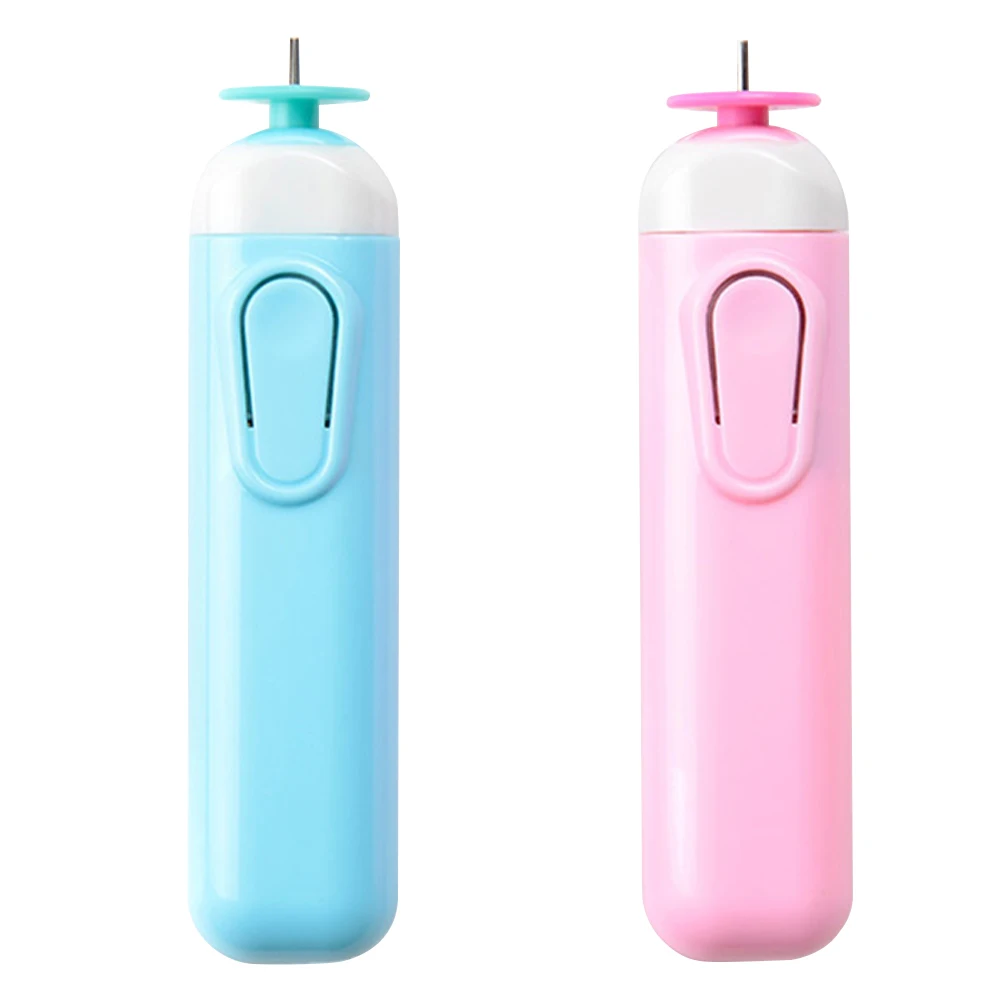 

2pcs Electric Quilling Pen Automatic Curling Tool With Precision Slotting Comfortable Design For Home Diy Crafts Compatible