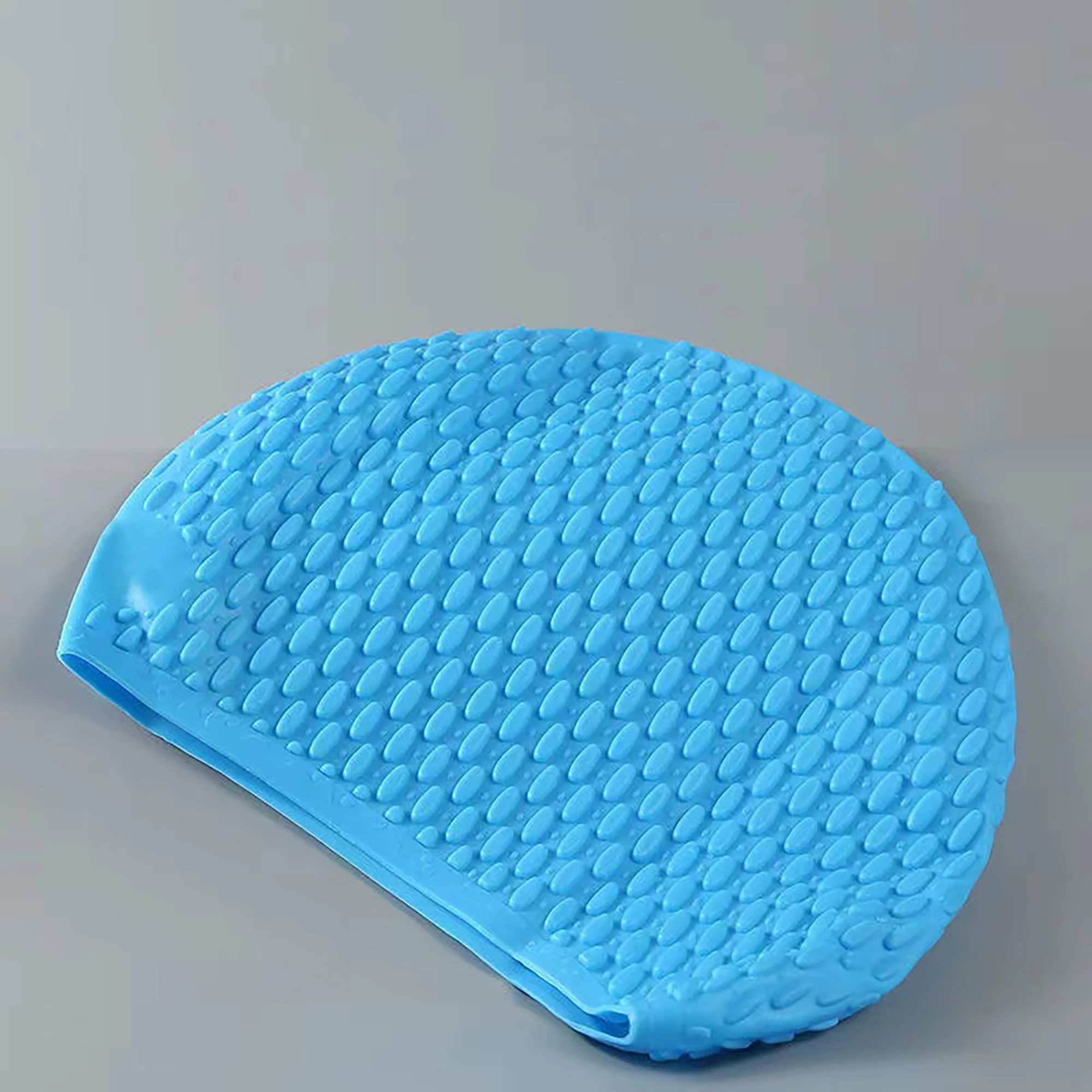 Schwimmkappe, Wassertropfenkappe, Tauchkappe aus Silikagel für Jungen und Mädchen, Erwachsene, Schwimmkappe für langes Haar, wasserdicht, bequem, professionell – Detail 6