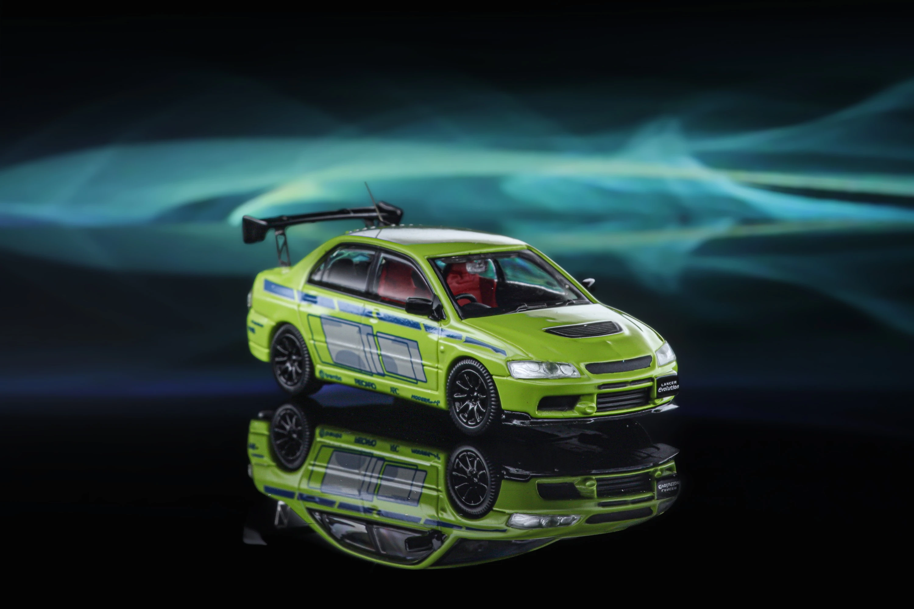 Speed GT 1:64 Evolution EVO IX The Fast and the Furious 2 Green Diecast Model Car