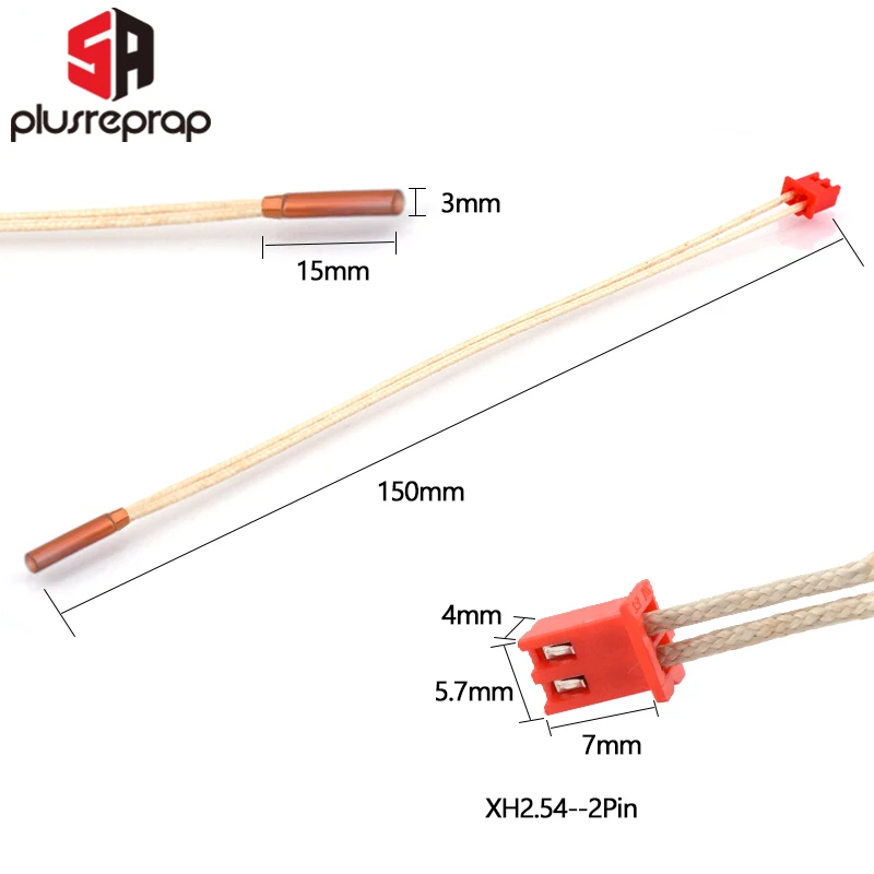 สำหรับ E3DV6 VO-RON hotend PT1000อุณหภูมิสูงถึง450องศาเส้นใยคาร์บอนไฟเบอร์ไนลอนพิมพ์เส้นใย3D อุณหภูมิสูง