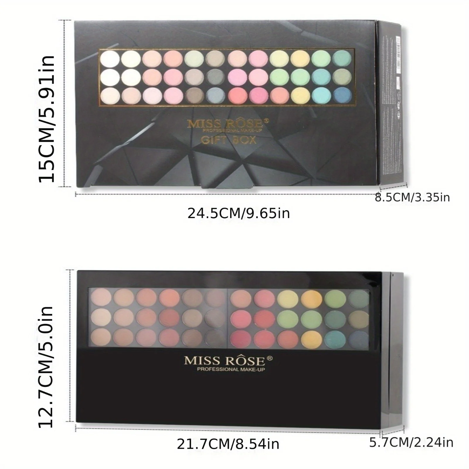 120 Colors Matte Eyeshadow Palette Professional Eyeshadow Palettes for Makeup Artists And Beauty Bloggers