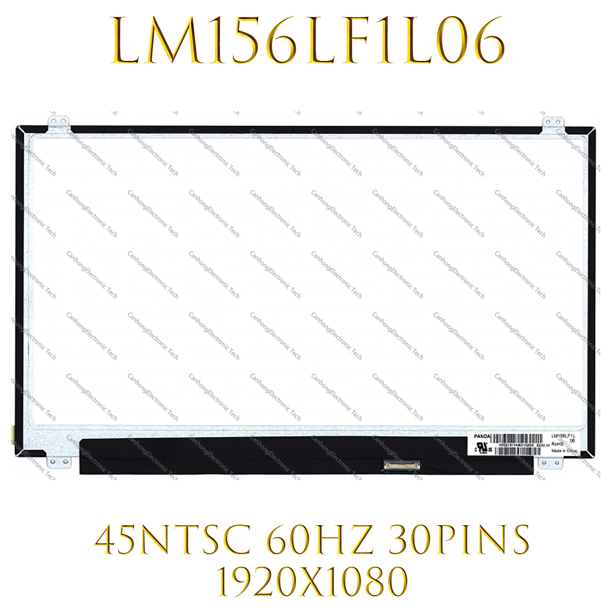 

LM156LF1L06 Laptop LCD 15.6" 30PINS 60HZ 45%NTSC LED Screen Display New Panel For ASUS FX504GE Matrix Replacement