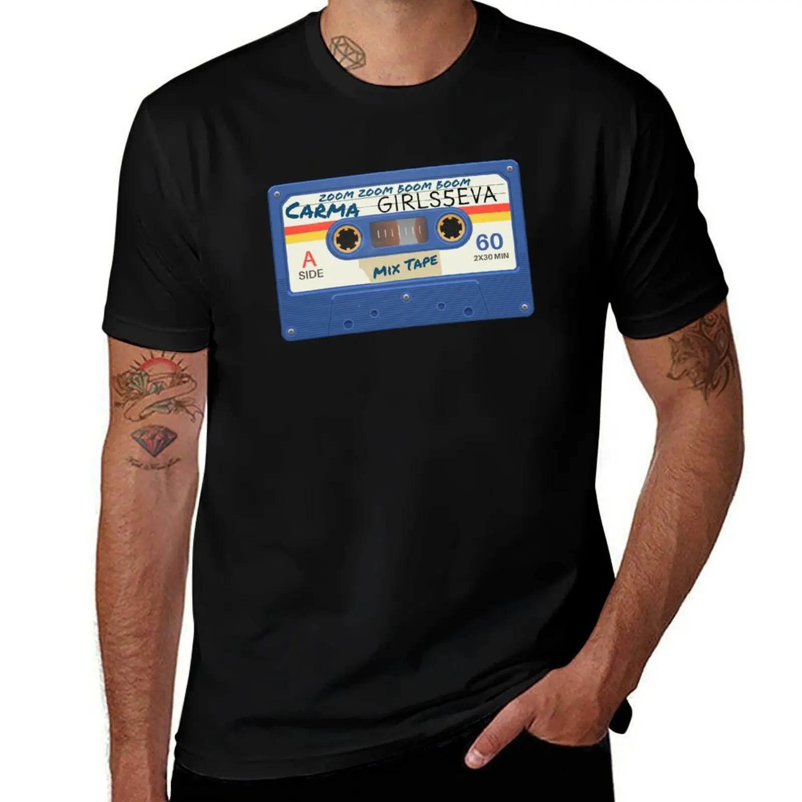 Girls5eva, Mix Tape, Carma, Zoom Zoom Boom Boom, Dwasg, Retro Cassette, Dawn, Summer, Gloria, Wickie, Ashley, Sara Barei T-Shirt