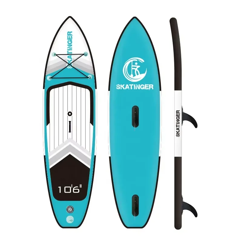 Inflatable Stand Up Paddle Board SUP PVC Windsurfing Surfboard with Pump Accessories Water Sports Fitness Yoga Training