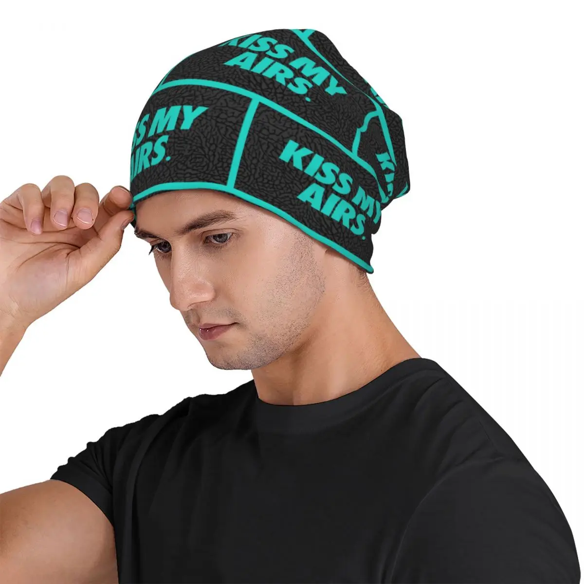 KISS MY AIRS Men Women Adult Beanies Caps Knitting Bonnet Hat Warm Hip Hop Autumn Winter Outdoor Skullies Hats