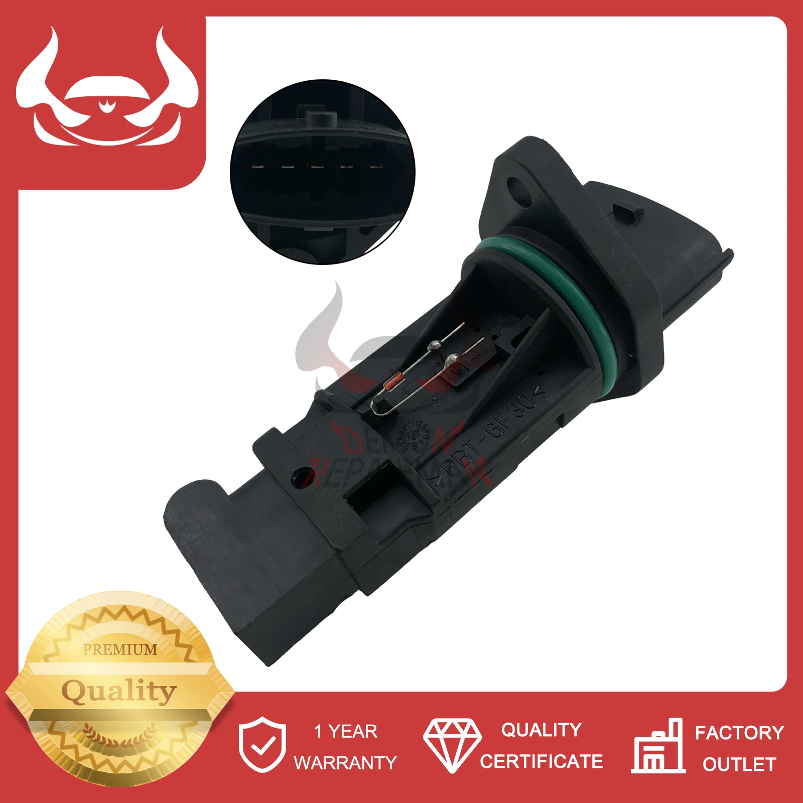 Mass Air Flow Meter Maf Meter Sensor Compatible With Hyundai Accent ACCENT Saloon EXCEL Saloon 0281002479 24437503 93173727