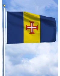 3×5FT Madeira Emblem Flag Polyester Printed Banner Tapestry For Decor