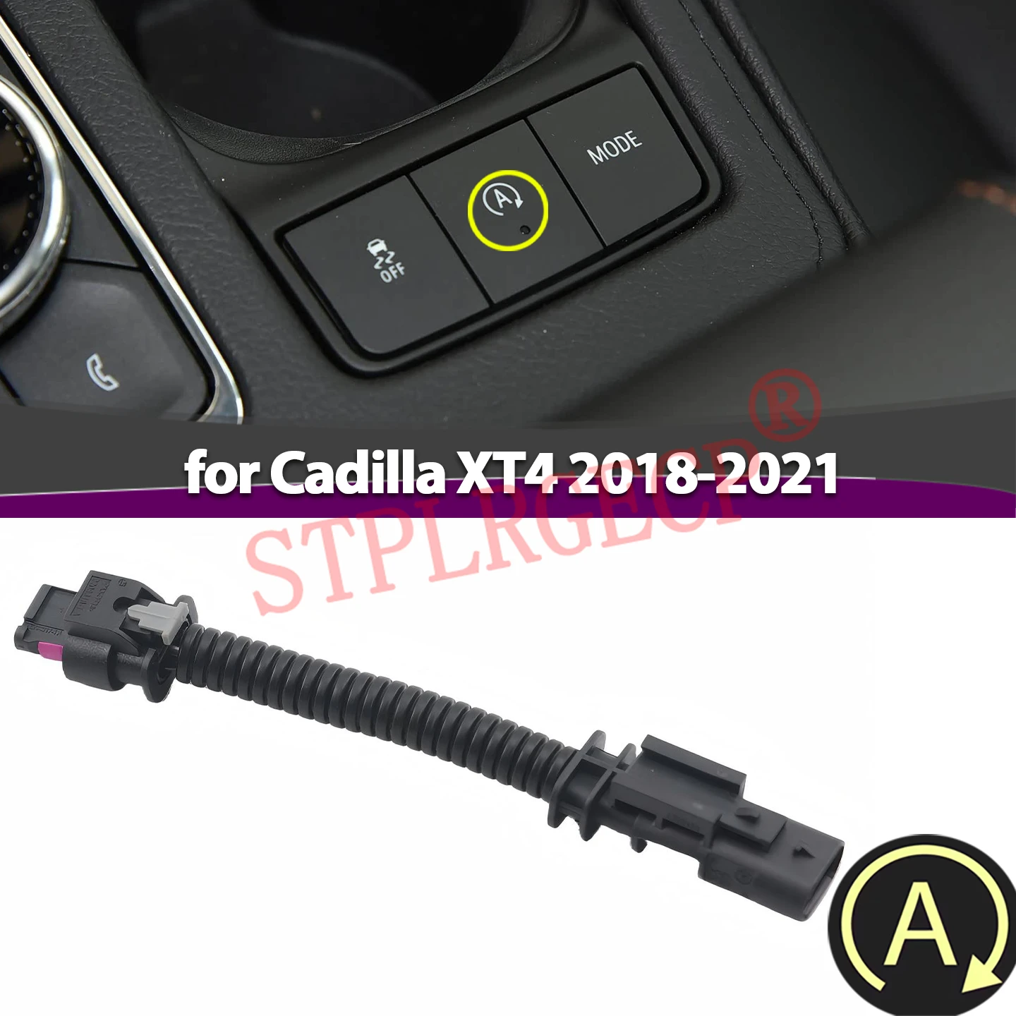 For Cadilla XT4 2018-2021 Car Auto Default Start Stop Car Stop Start Engine System Off Device Plug Cable Canceller