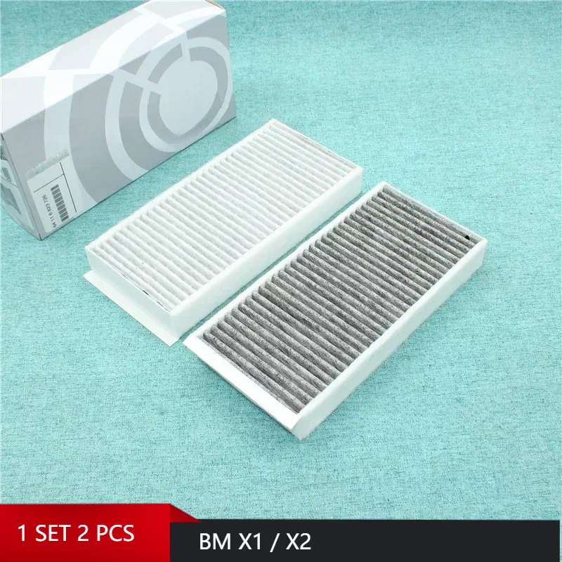 For BM X1 / X2 Cabin Air Filter 2016 17 18 19 2020 For 64119321875  64119321876